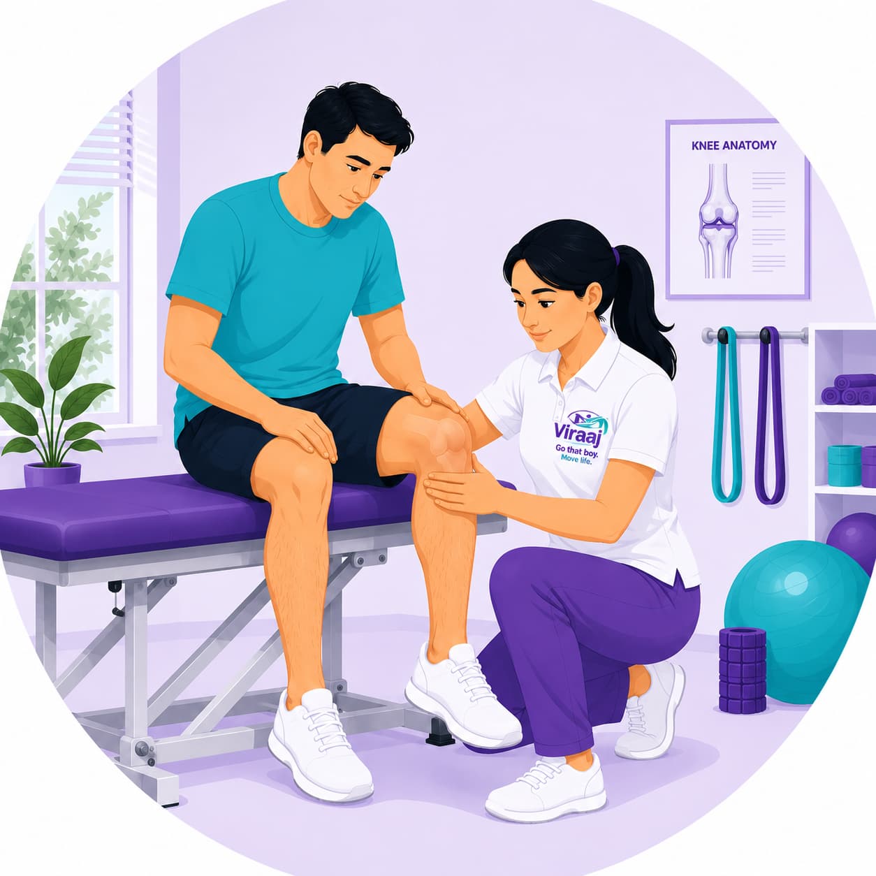 Knee Pain Physiotherapy at Home